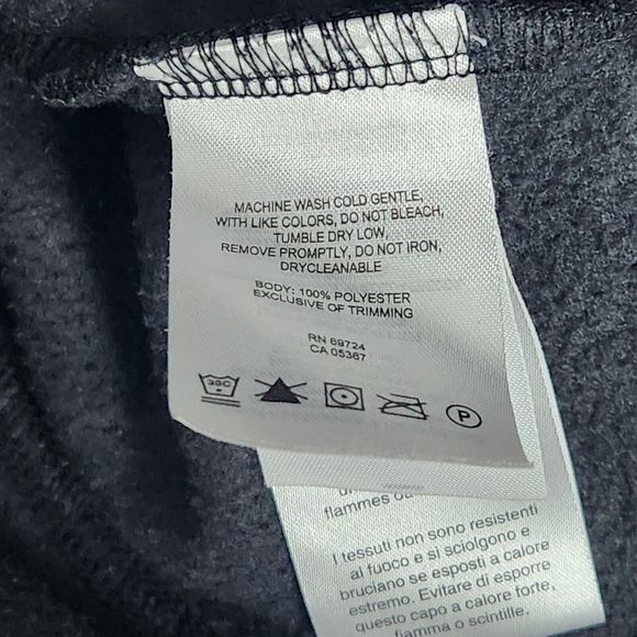 Columbia Women’s Fleece Jacket Black Full Zip Jacket Size Large - Picture 3 of 6